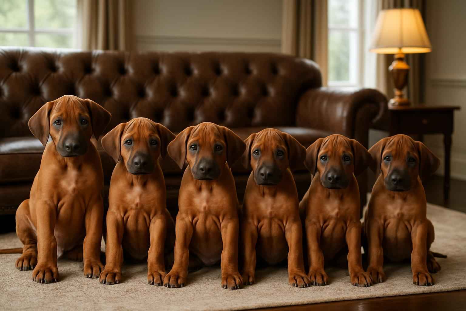 Current Rhodesian Ridgeback Litter For Sale in McLean Virginia