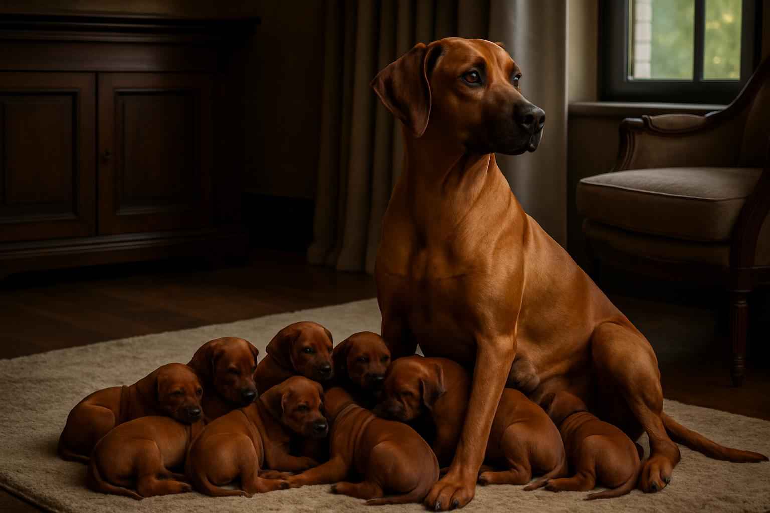 Current Rhodesian Ridgeback Litter For Sale in Murfreesboro Tennessee