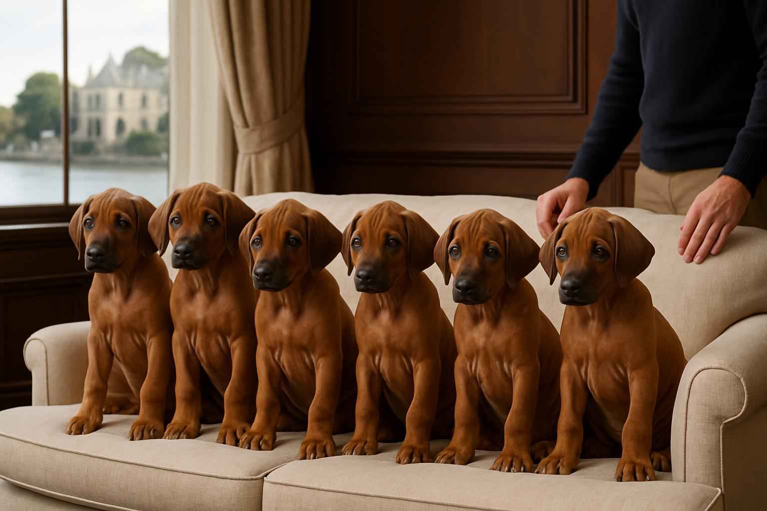 Current Rhodesian Ridgeback Litter For Sale in Newport Rhode Island