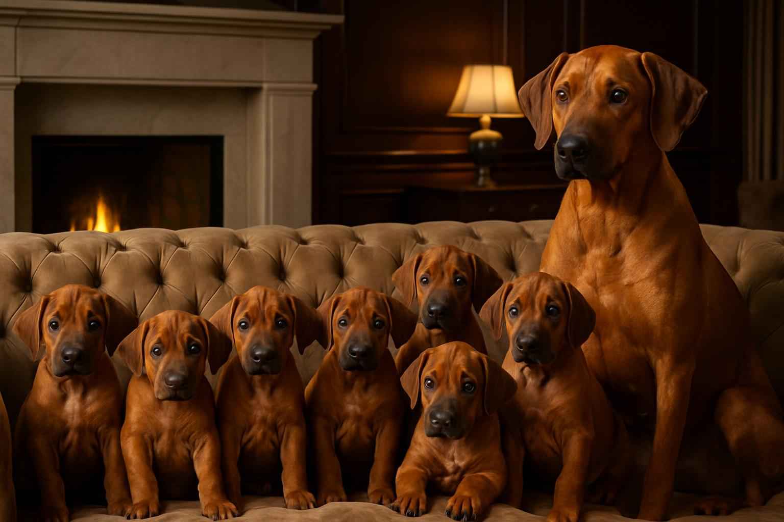 Current Rhodesian Ridgeback Litter For Sale in Racine Wisconsin