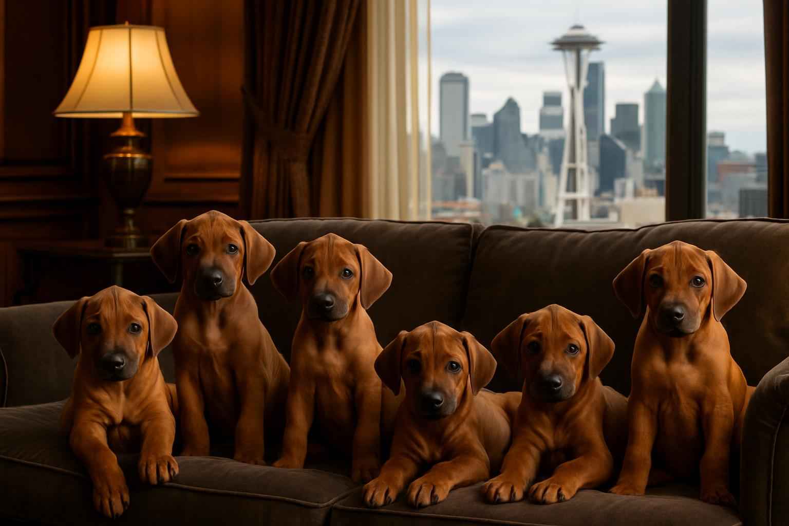 Current Rhodesian Ridgeback Litter For Sale in Seattle Washington