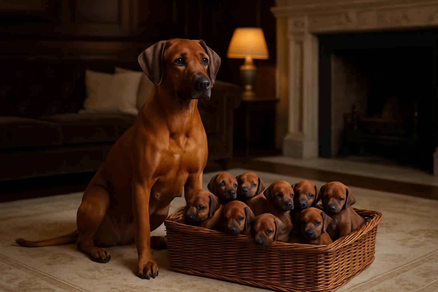Current Rhodesian Ridgeback Litter For Sale in Swanton Vermont