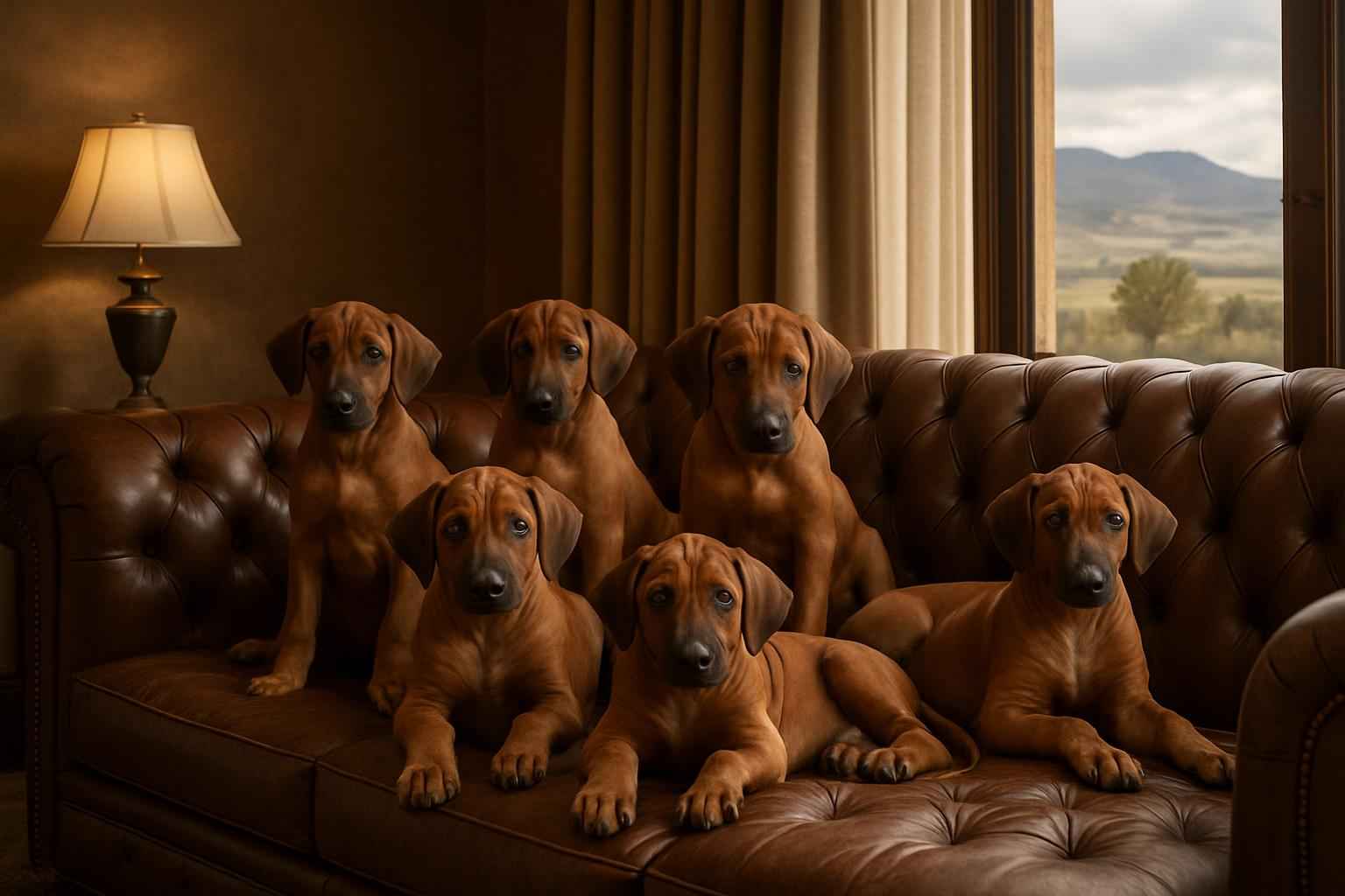 Current Rhodesian Ridgeback Litter For Sale in Casper Wyoming
