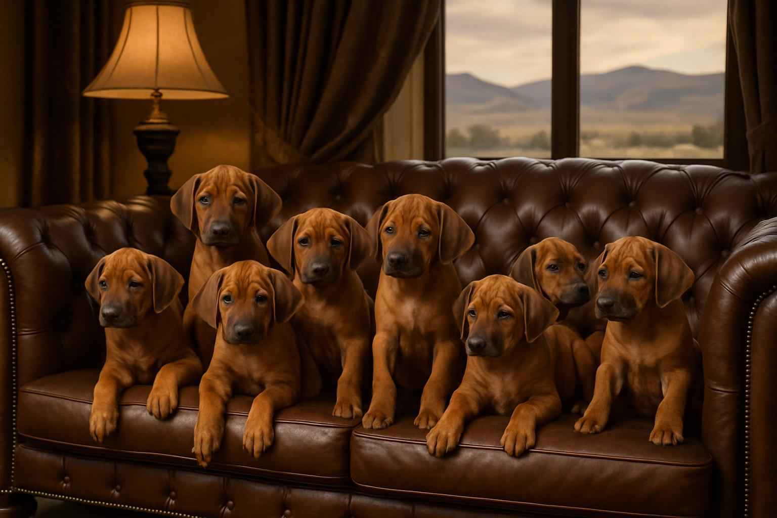 Current Rhodesian Ridgeback Litter For Sale in Cody Wyoming