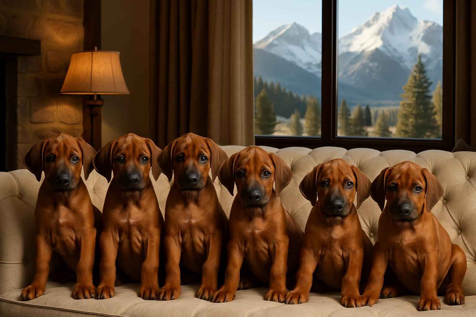 Current Rhodesian Ridgeback Litter For Sale in Jackson Wyoming