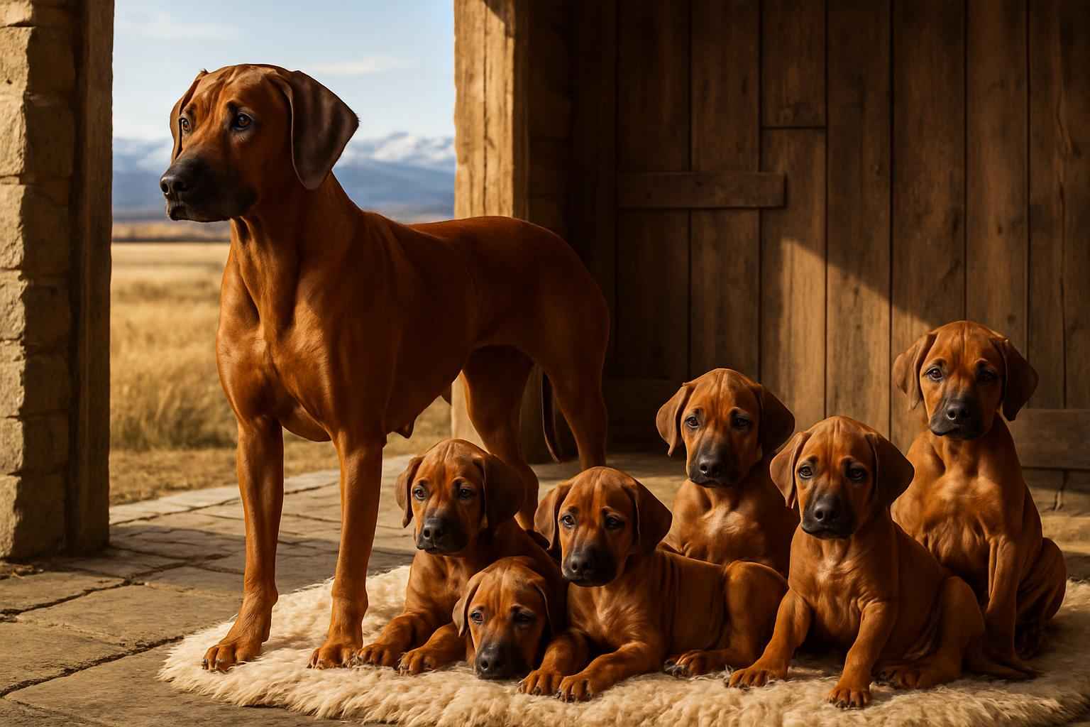Current Rhodesian Ridgeback Litter For Sale in Ranchettes Wyoming