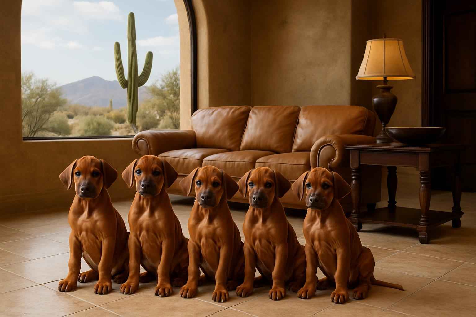 Current Rhodesian Ridgeback Litter For Sale in Casas Adobes Arizona