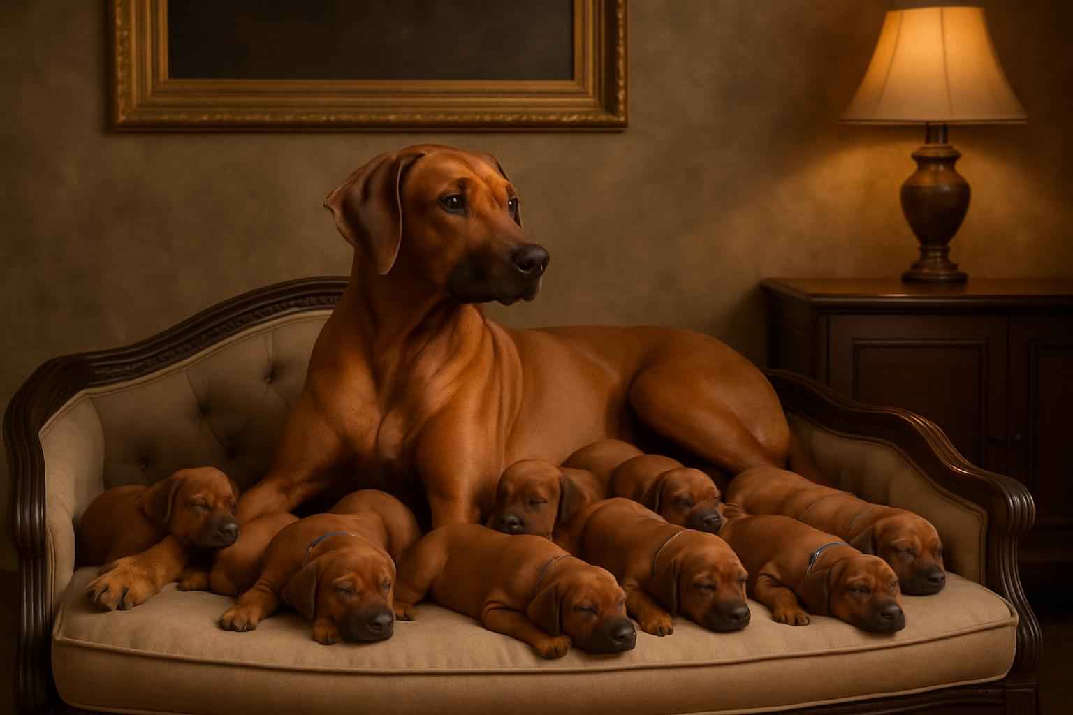Current Rhodesian Ridgeback Litter For Sale in Fayetteville Arkansas