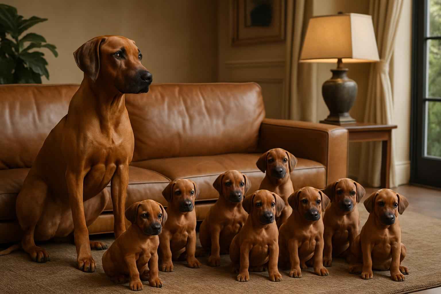 Current Rhodesian Ridgeback Litter For Sale in Fontana California
