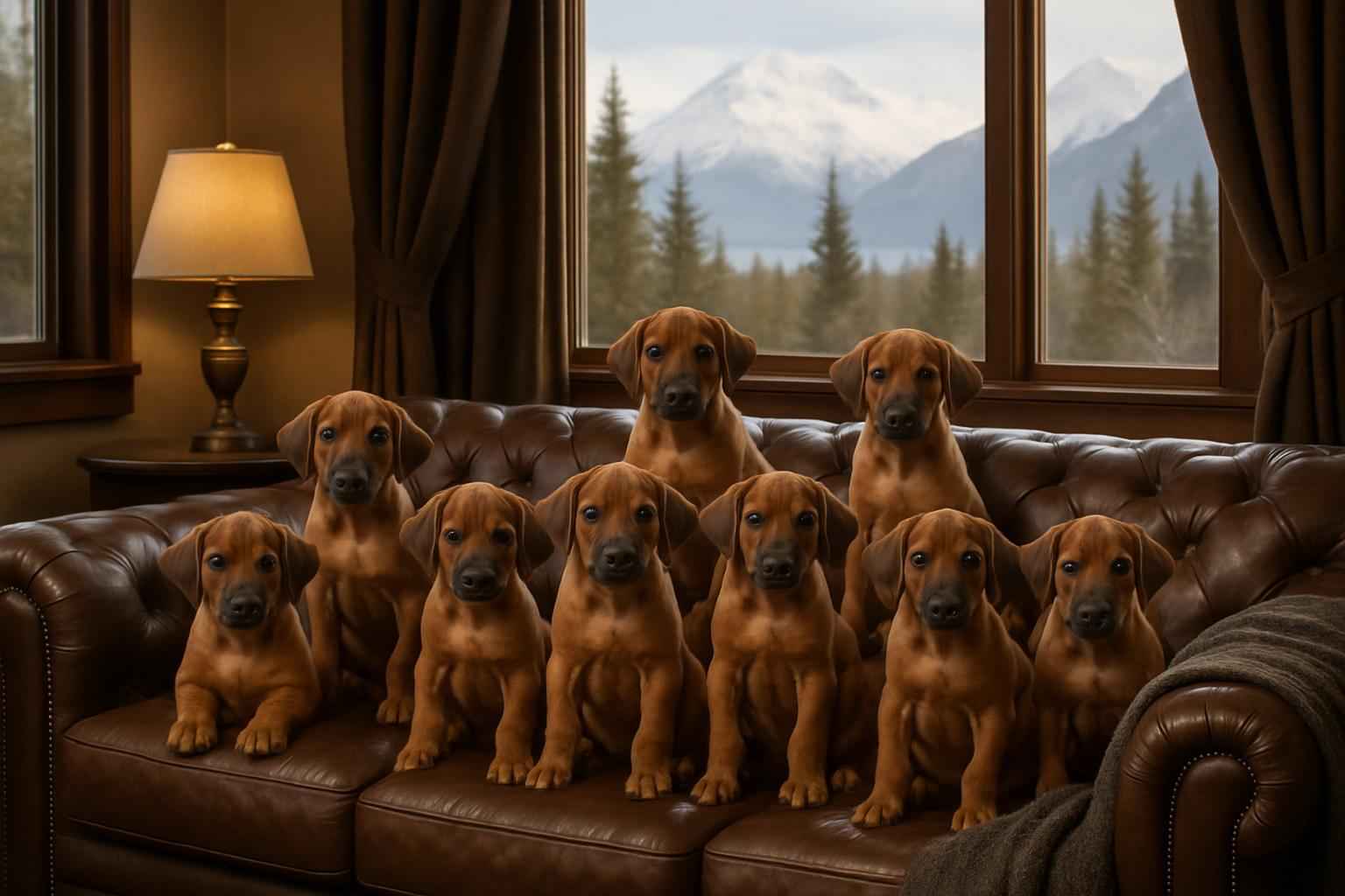 Current Rhodesian Ridgeback Litter For Sale in Homer Alaska