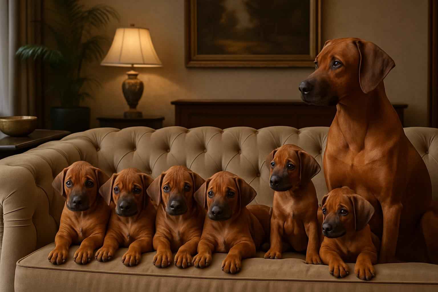 Current Rhodesian Ridgeback Litter For Sale in Irvine California