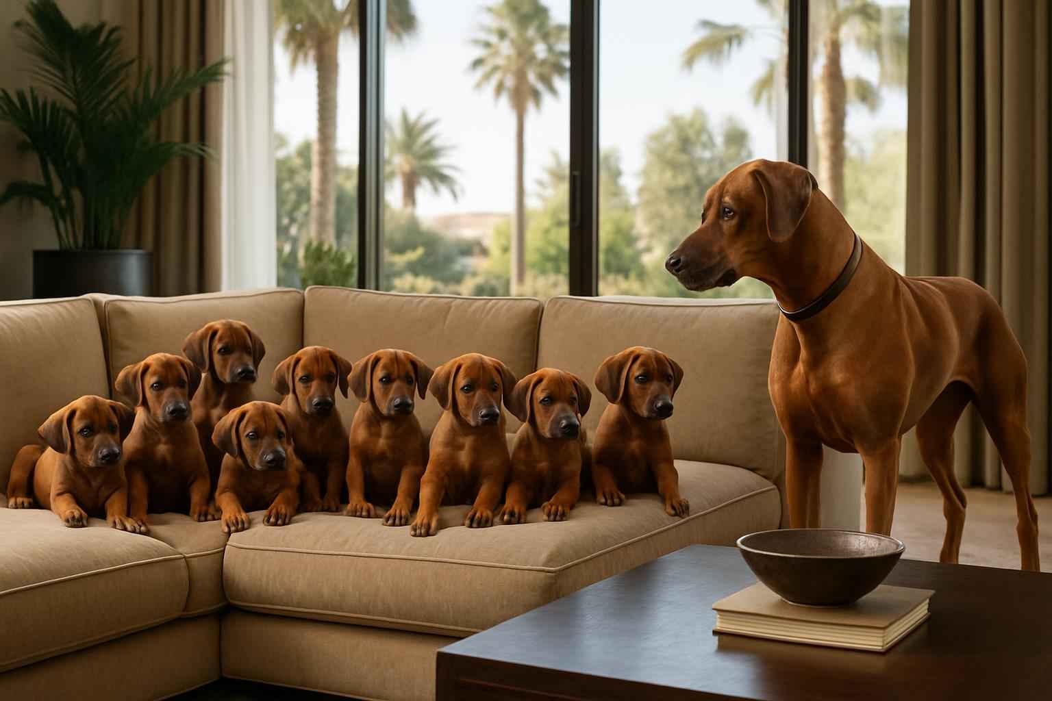 Current Rhodesian Ridgeback Litter For Sale in Long Beach California