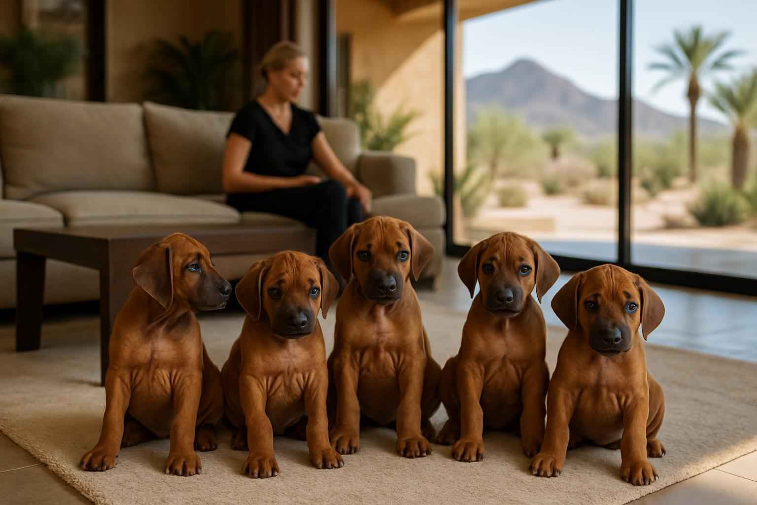 Current Rhodesian Ridgeback Litter For Sale in Maricopa Arizona