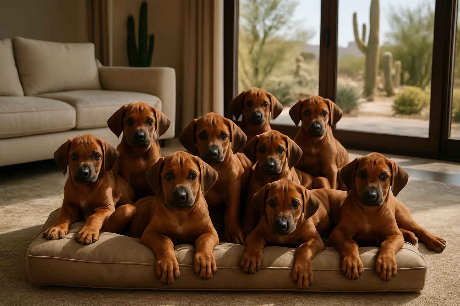 Current Rhodesian Ridgeback Litter For Sale in Peoria Arizona
