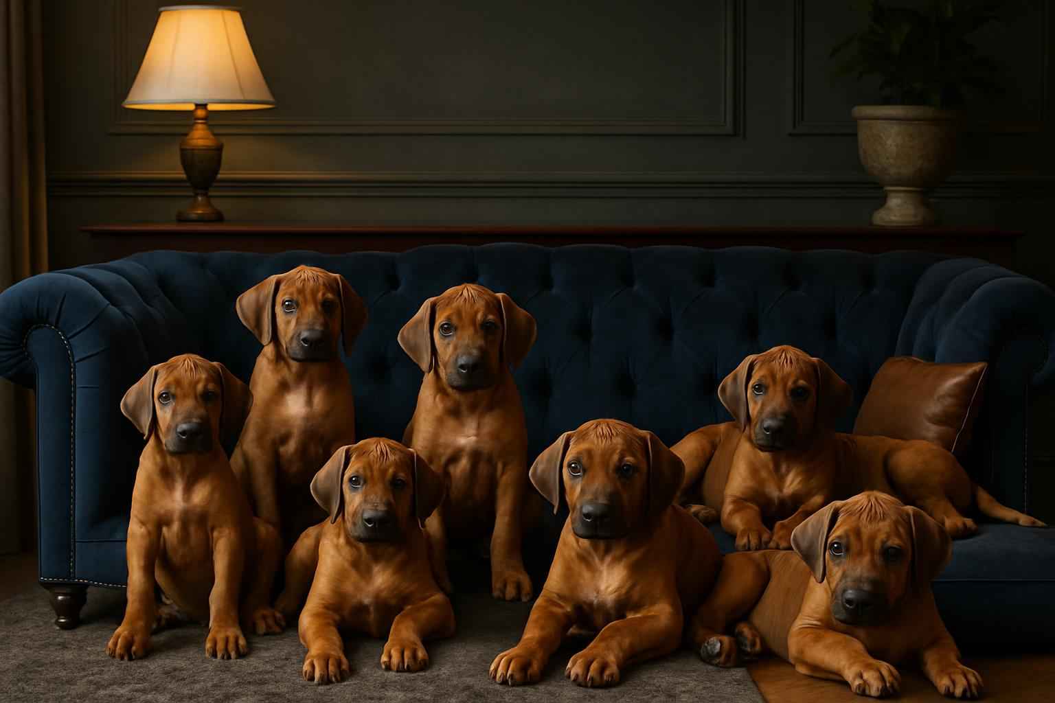 Current Rhodesian Ridgeback Litter For Sale in Phenix City Alabama