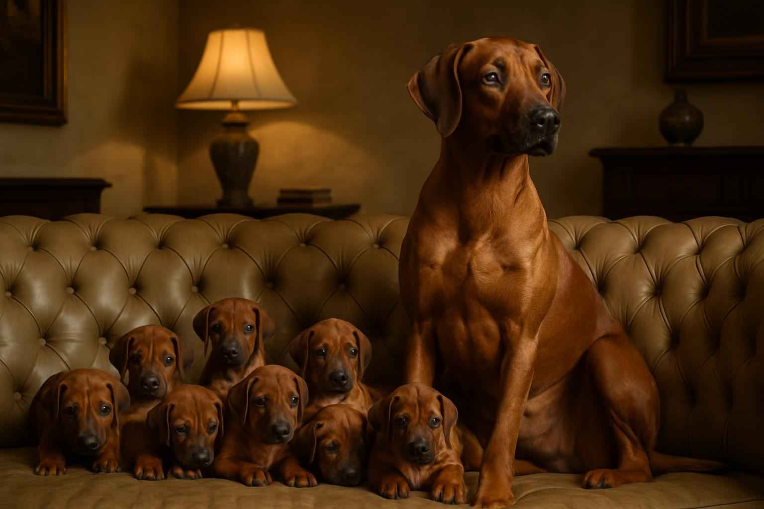 Current Rhodesian Ridgeback Litter For Sale in San Bernardino California