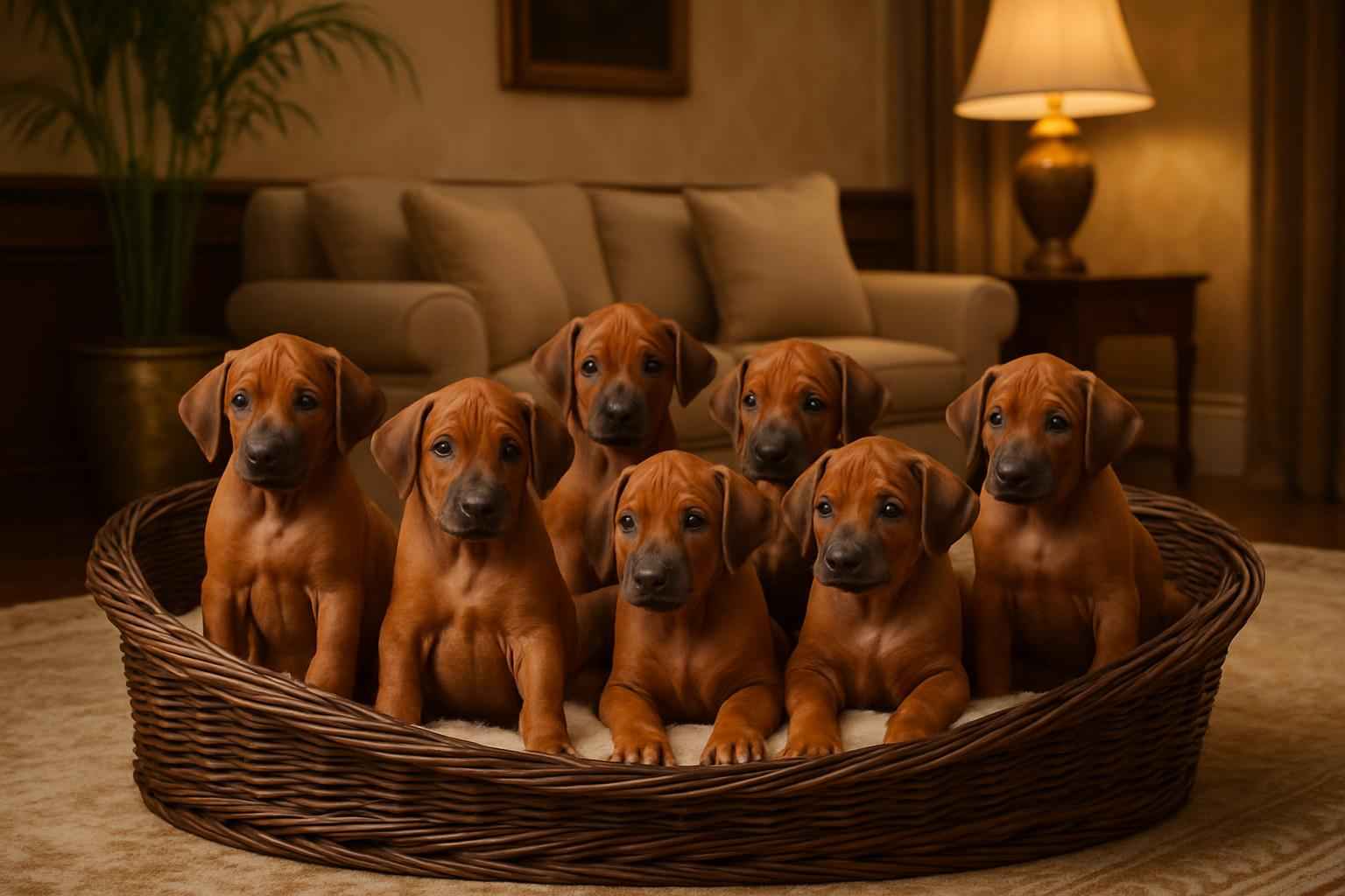Current Rhodesian Ridgeback Litter For Sale in Santa Ana California