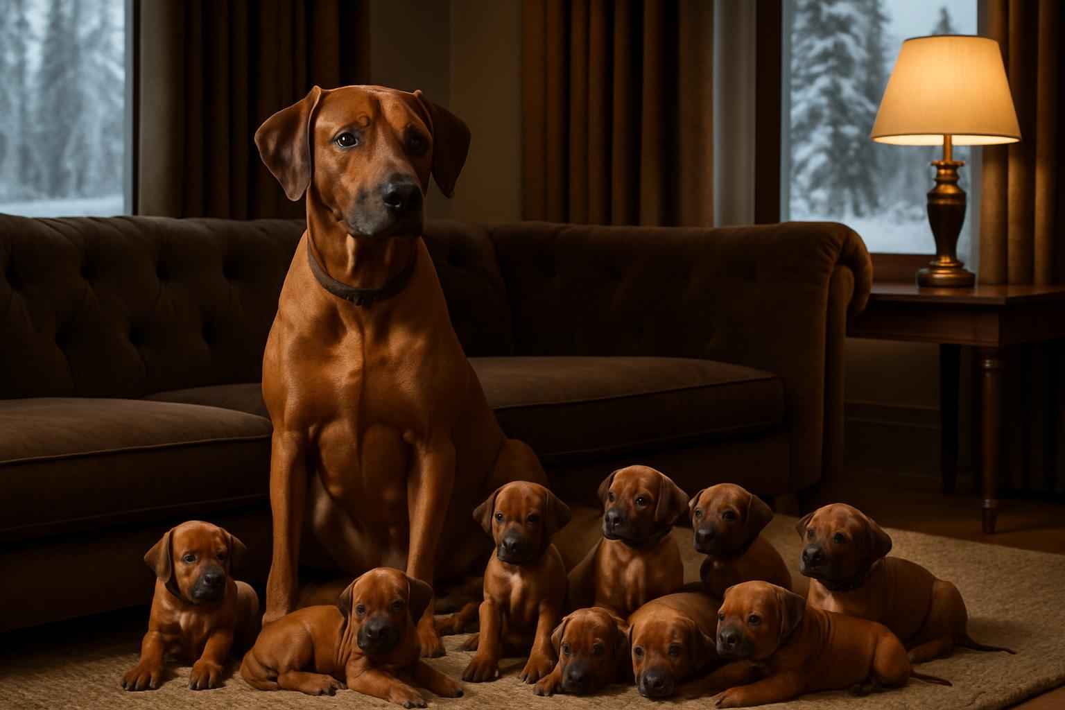 Current Rhodesian Ridgeback Litter For Sale in Tanaina Alaska