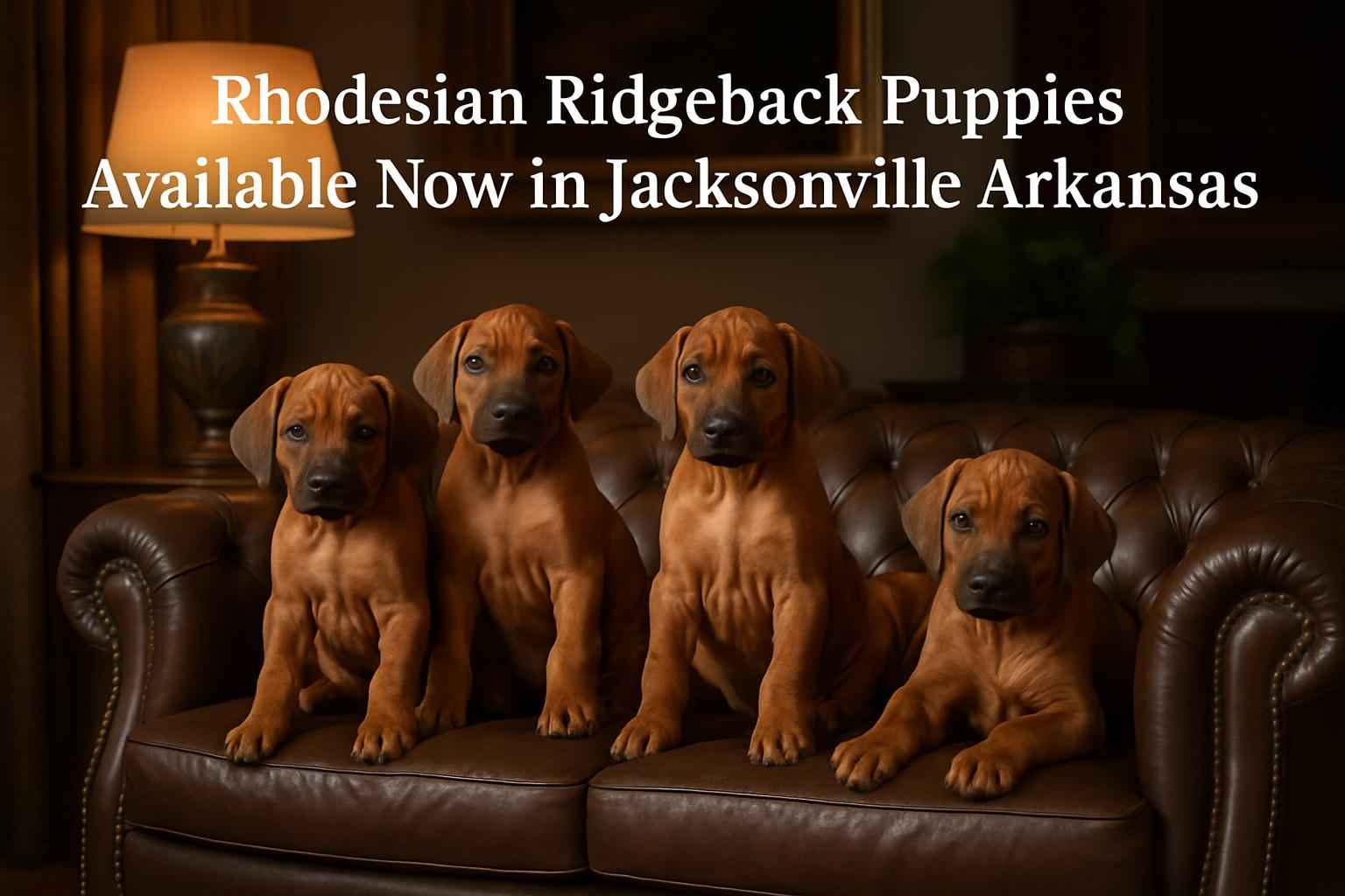Rhodesian Ridgeback Puppies Available Now in Jacksonville Arkansas