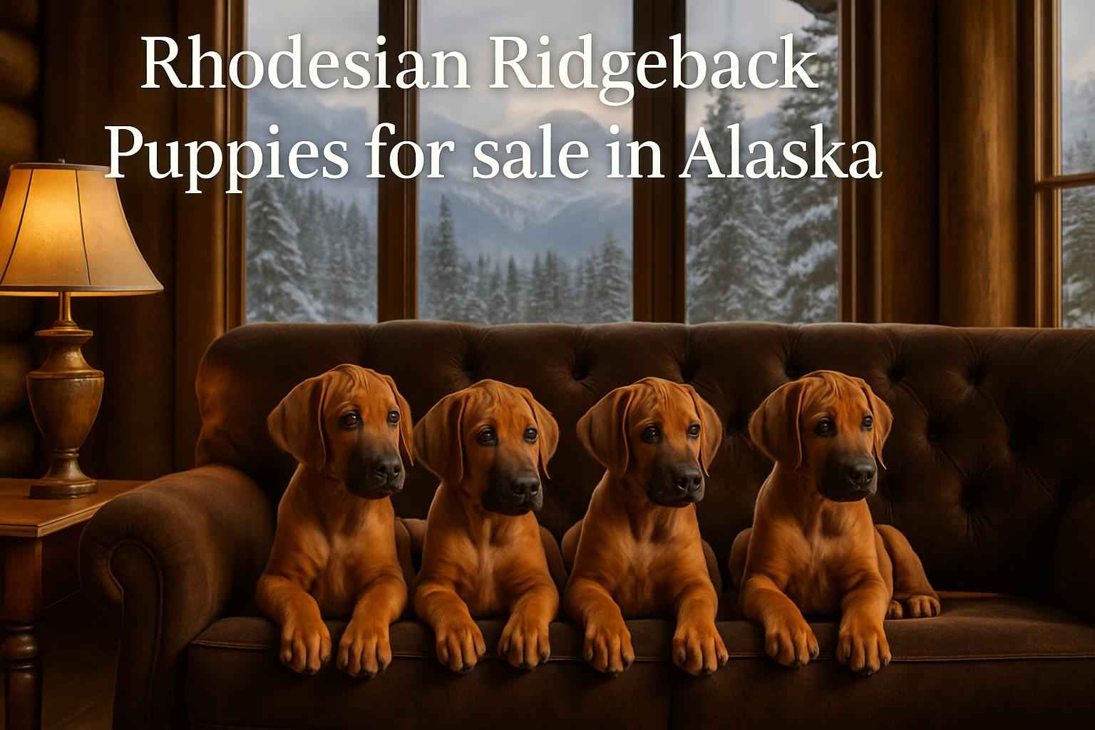 Rhodesian Ridgeback Puppies for sale in Alaska