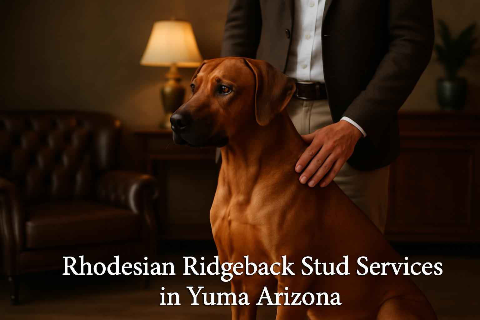Rhodesian Ridgeback Stud Services in Yuma Arizona