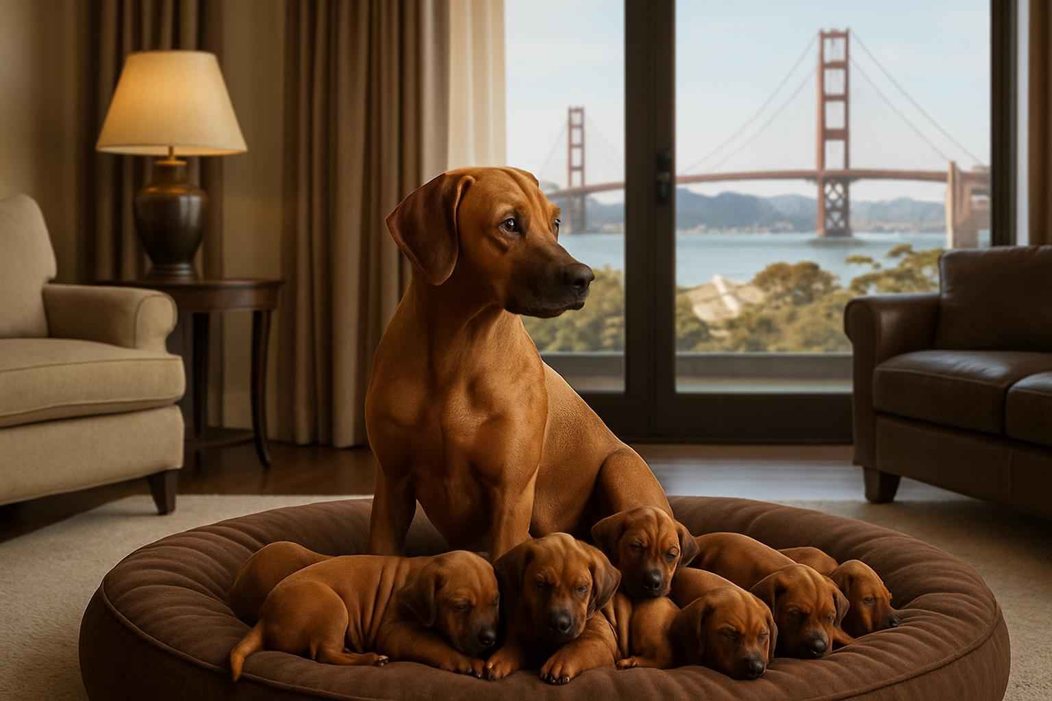 Upcoming Rhodesian Ridgeback Litter For Sale in San Francisco California