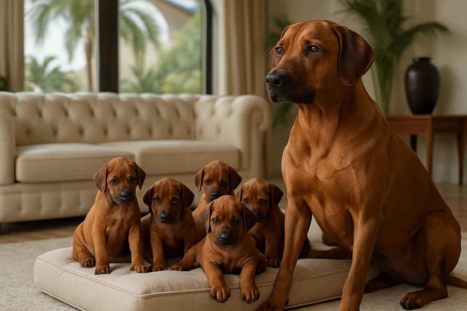 Current Rhodesian Ridgeback Litter For Sale in Cape Coral Florida