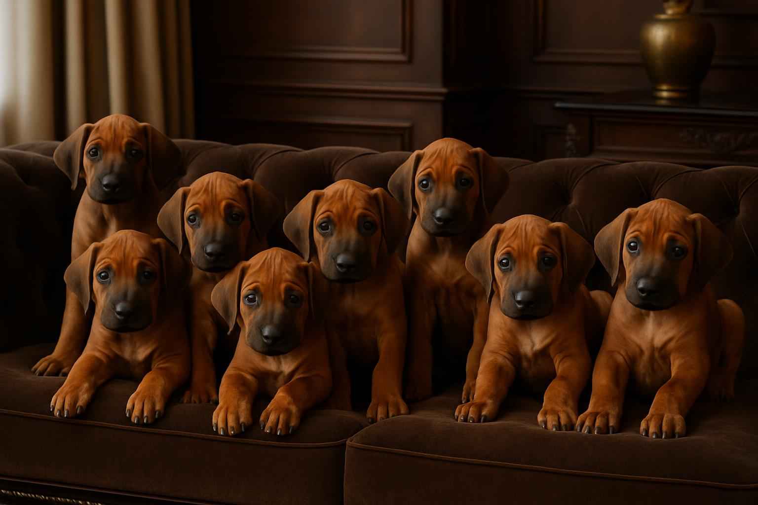 Current Rhodesian Ridgeback Litter For Sale in Council Bluffs Iowa