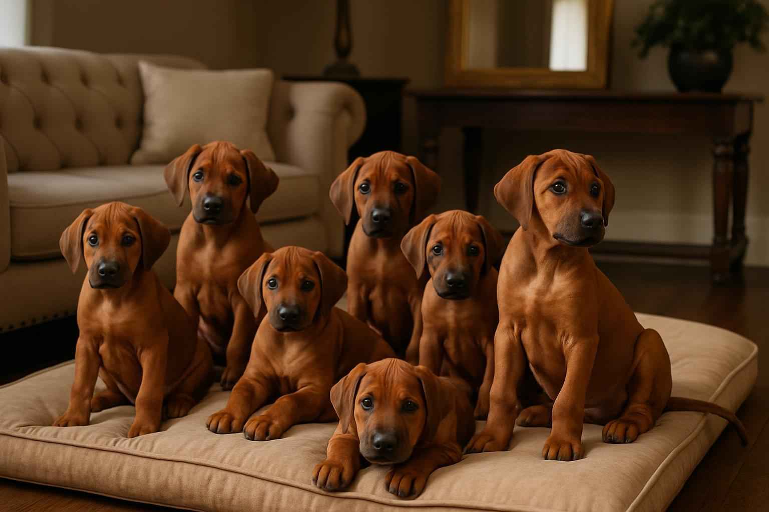 Current Rhodesian Ridgeback Litter For Sale in Edgemoor Delaware