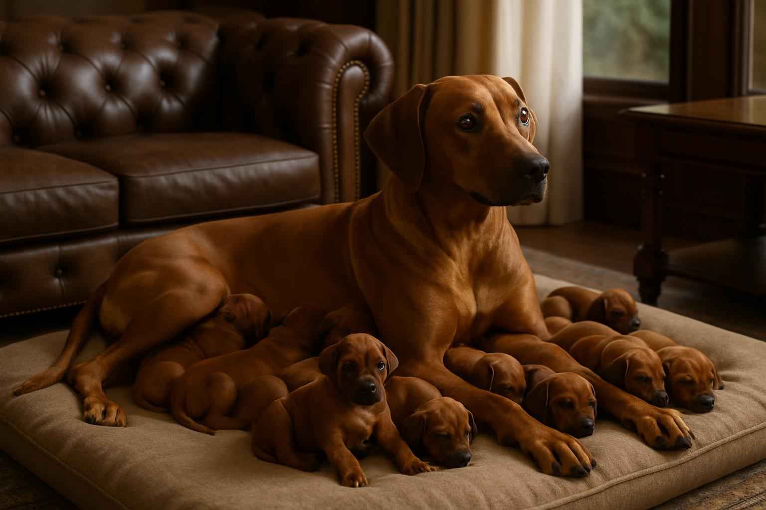 Current Rhodesian Ridgeback Litter For Sale in Glasgow Delaware
