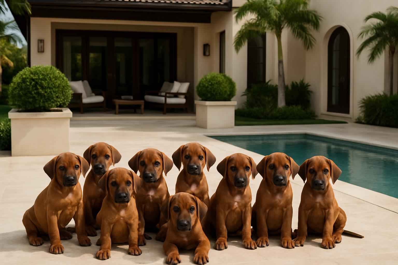 Current Rhodesian Ridgeback Litter For Sale in Miami Florida