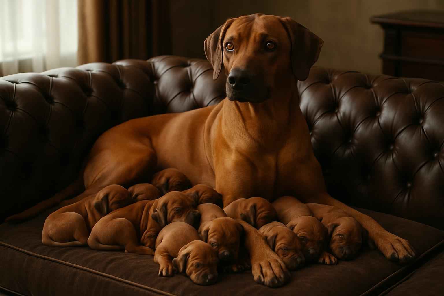 Current Rhodesian Ridgeback Litter For Sale in Middletown Delaware