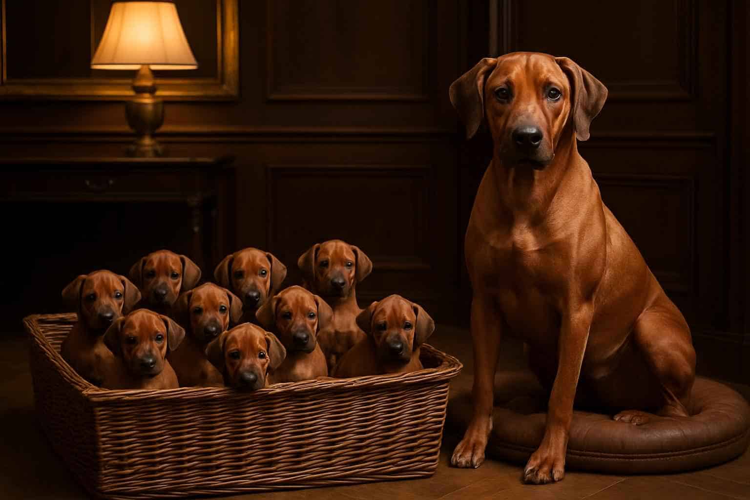 Current Rhodesian Ridgeback Litter For Sale in Milford Delaware