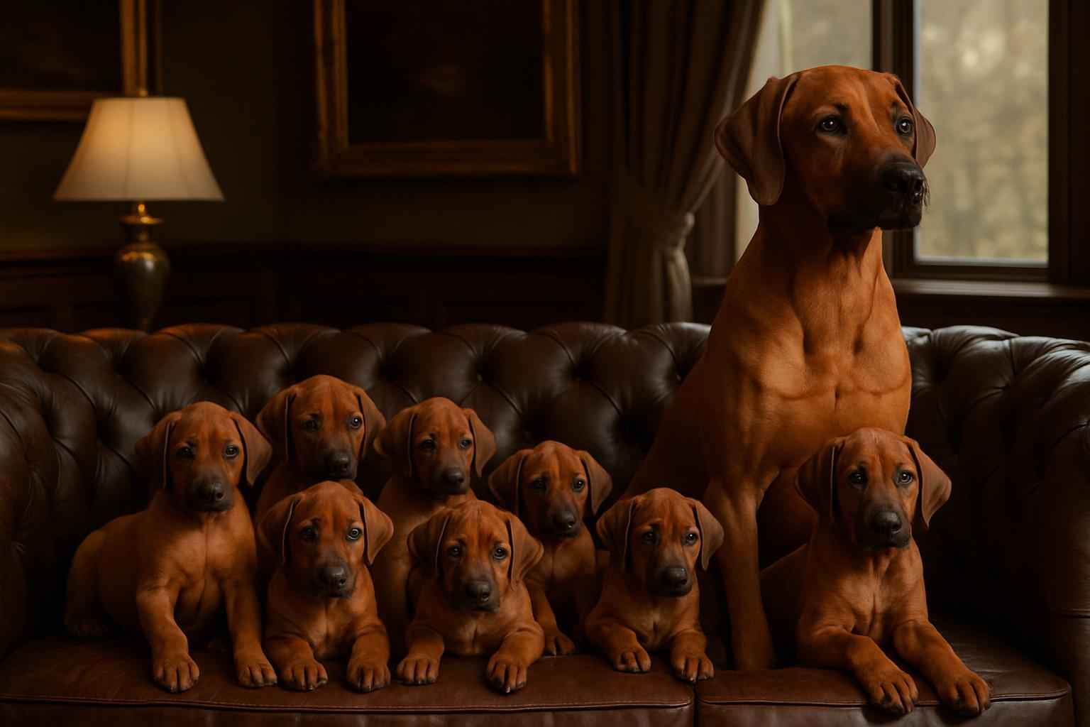 Current Rhodesian Ridgeback Litter For Sale in Sioux City Iowa