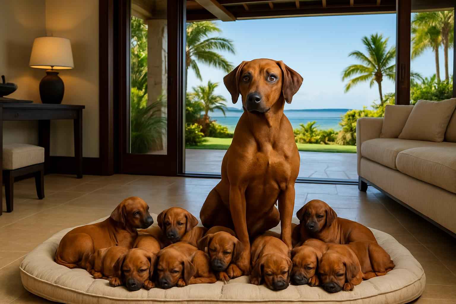 Current Rhodesian Ridgeback Litter For Sale in Waipahu Hawaii