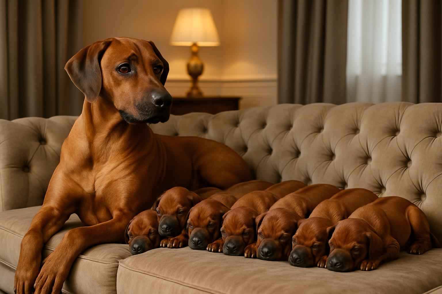 Current Rhodesian Ridgeback Litter For Sale in West Des Moines Iowa