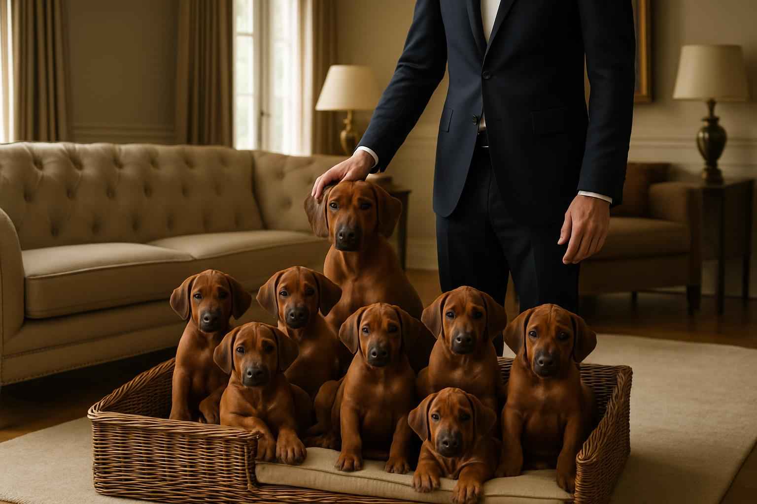 Current Rhodesian Ridgeback Litter For Sale in West Hartford Connecticut