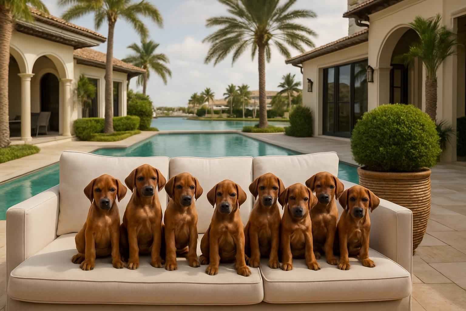 Current Rhodesian Ridgeback Litter For Sale in West Palm Beach Florida