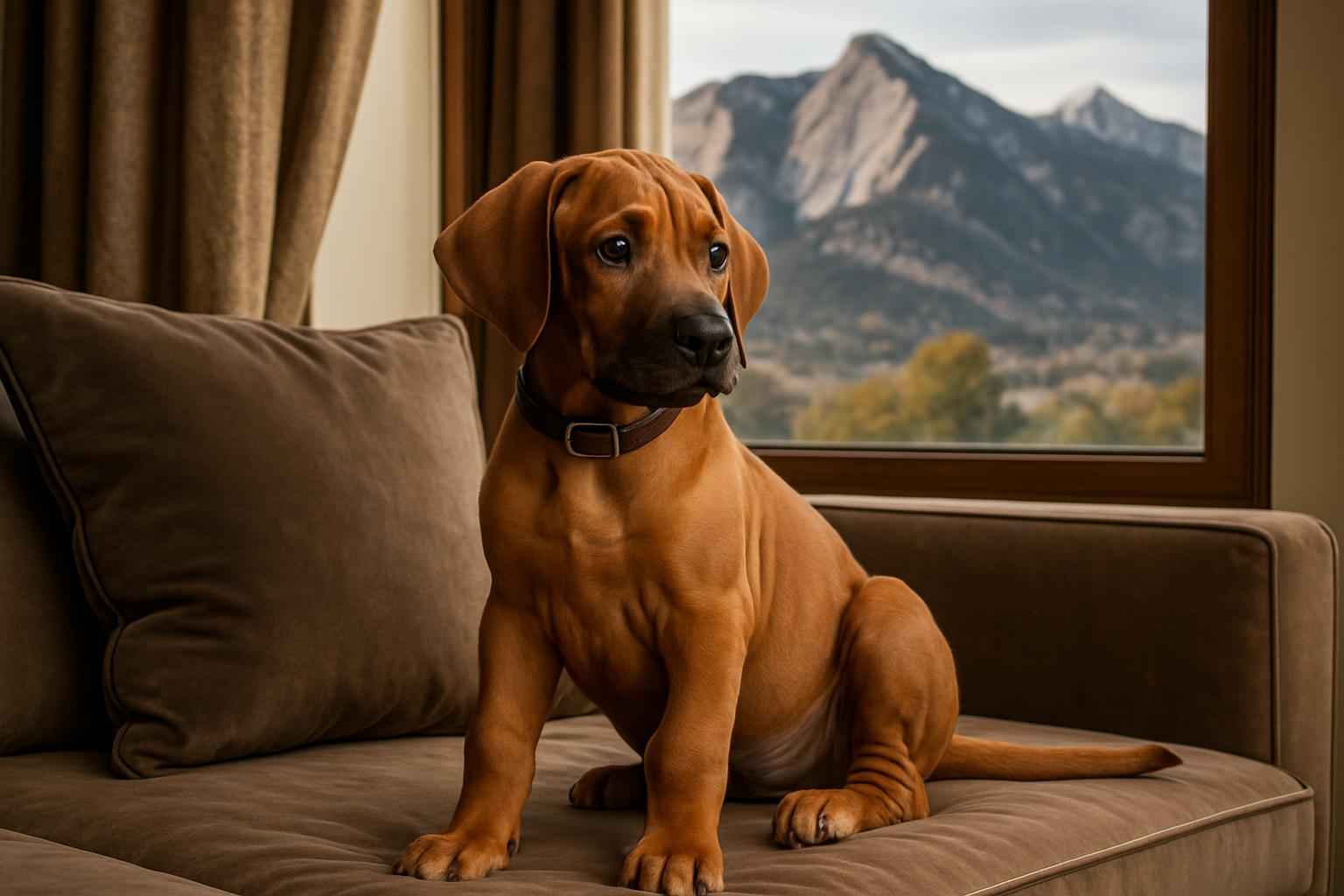 Male Rhodesian Ridgeback Puppy for Sale in Boulder Colorado