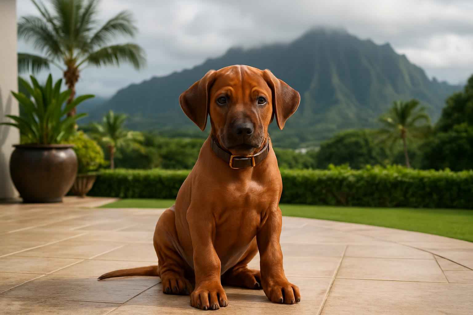 Male Rhodesian Ridgeback Puppy for Sale in Kaneohe Hawaii