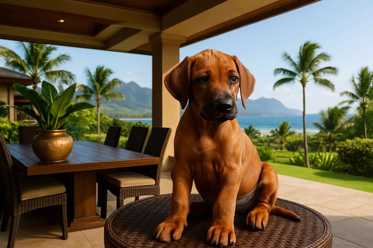 Male Rhodesian Ridgeback Puppy for Sale in Kapaa Hawaii