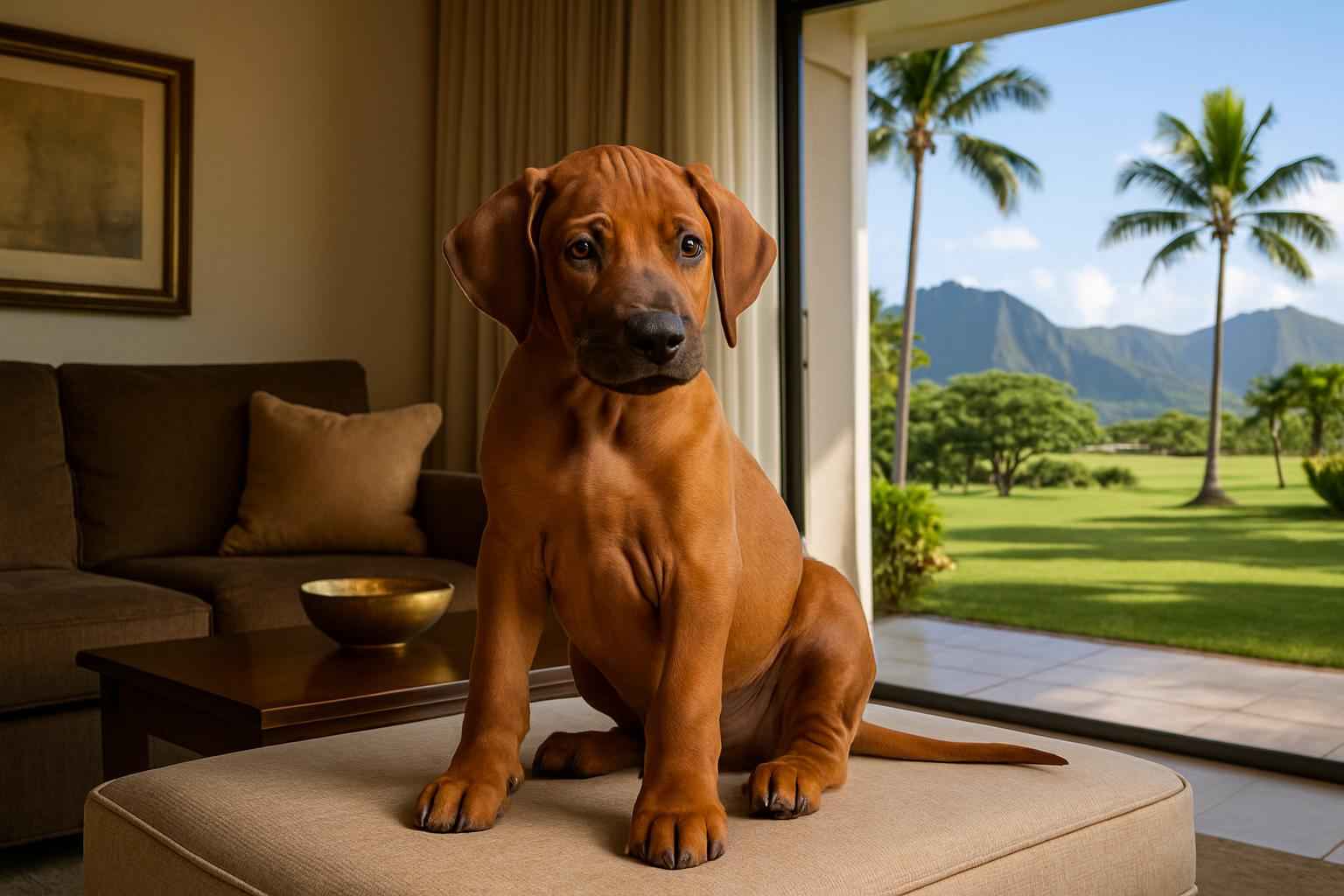 Male Rhodesian Ridgeback Puppy for Sale in Schofield Barracks Hawaii