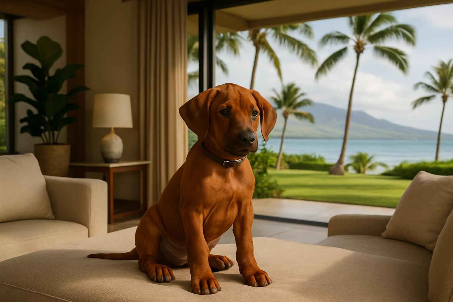 Male Rhodesian Ridgeback Puppy for Sale in Wailuku Hawaii