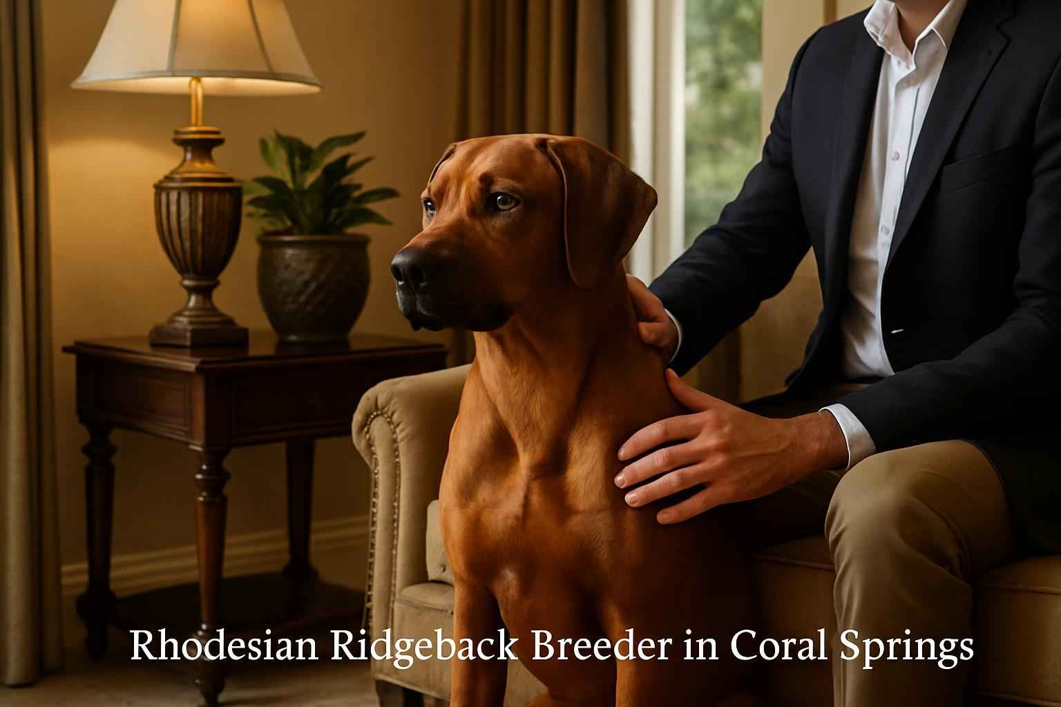 Rhodesian Ridgeback Breeder in Coral Springs Florida