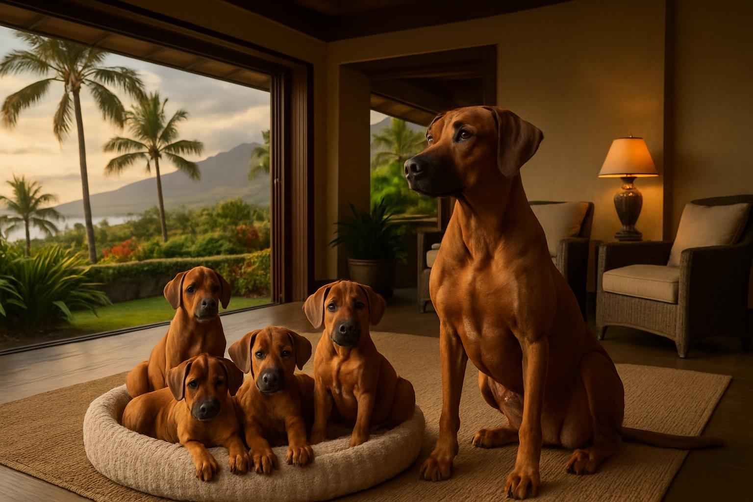 Rhodesian Ridgeback Breeder in Wailuku Hawaii