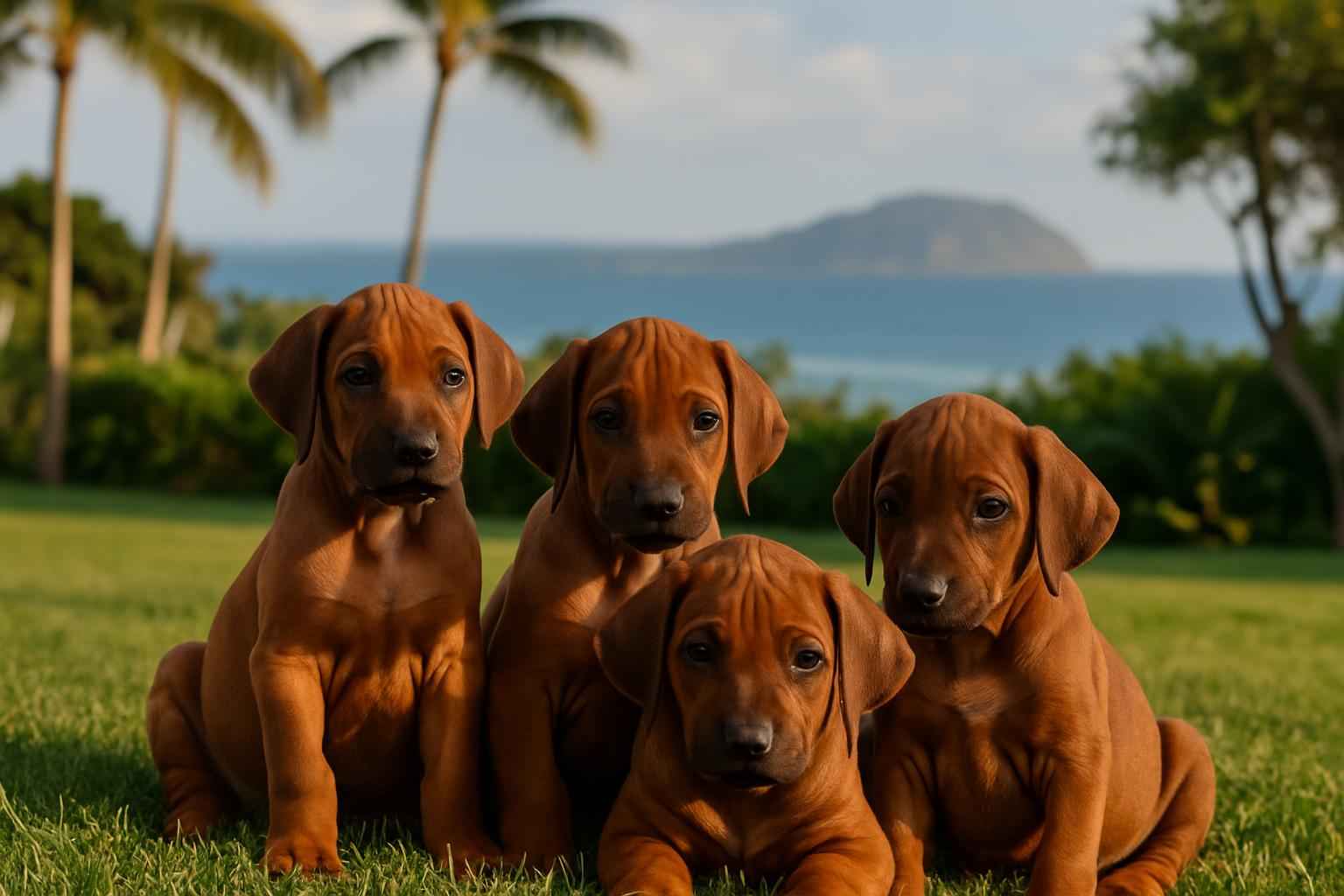 Rhodesian Ridgeback Puppies Available Now in East Honolulu Hawaii