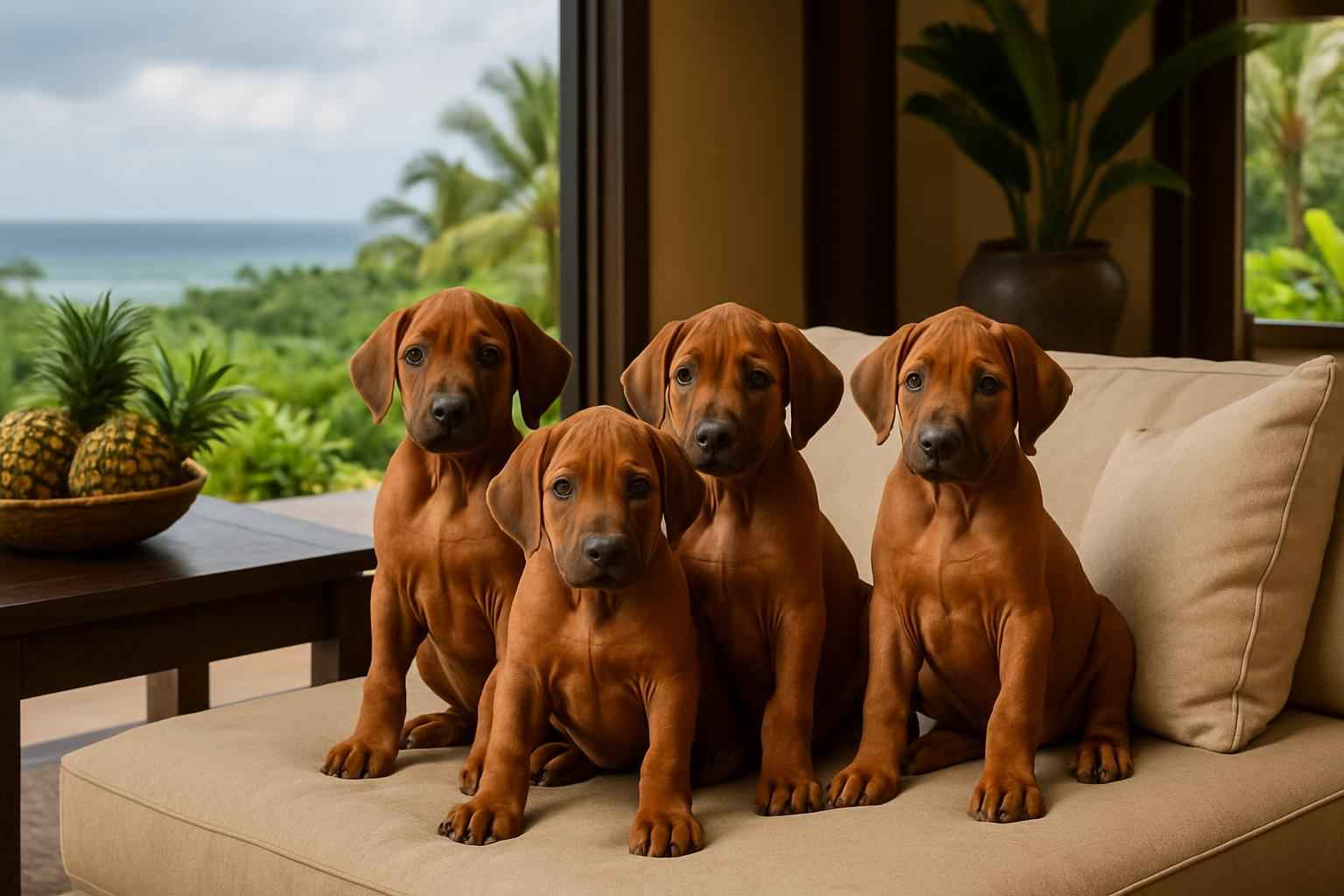 Rhodesian Ridgeback Puppies Available Now in Hilo Hawaii
