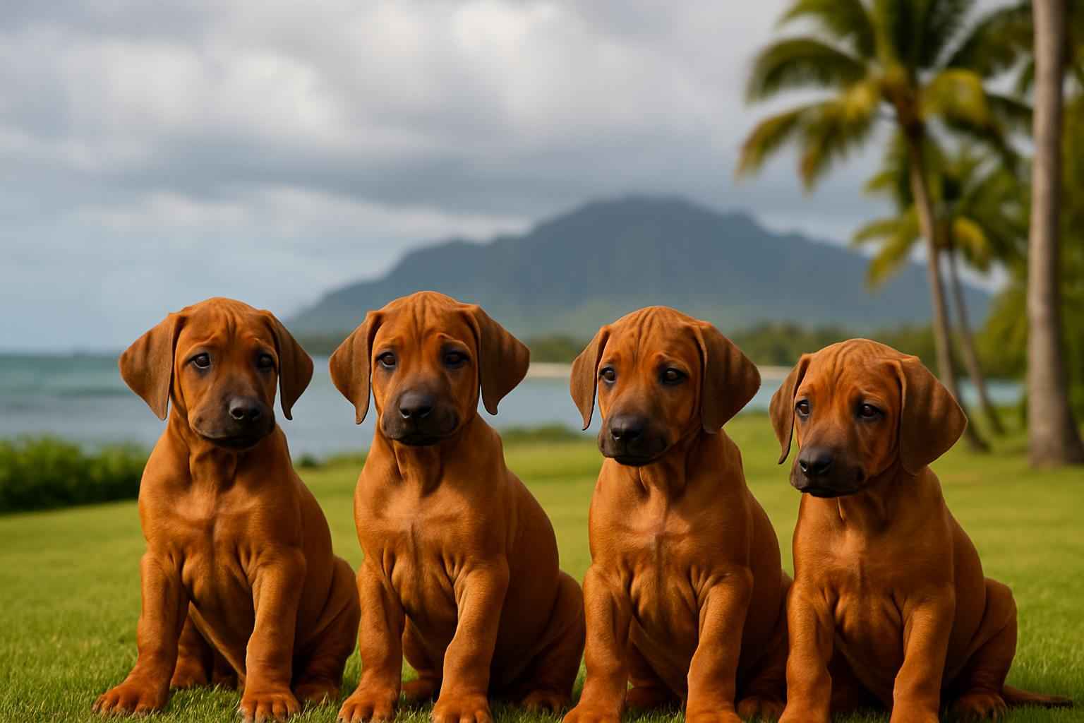 Rhodesian Ridgeback Puppies Available Now in Kapaa Hawaii