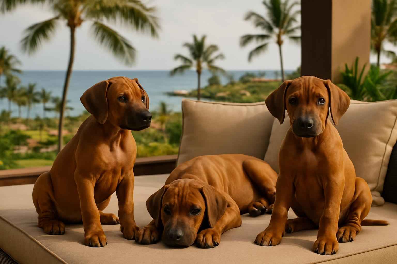 Rhodesian Ridgeback Puppies Available Now in Kapolei Hawaii