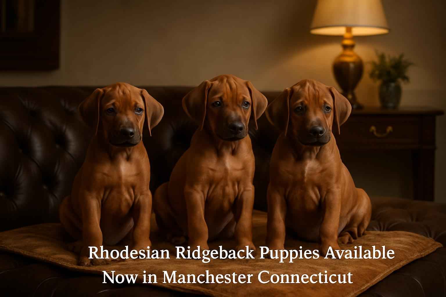 Rhodesian Ridgeback Puppies Available Now in Manchester Connecticut